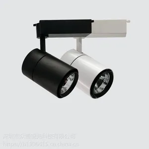 厂家直销轨道灯LED轨道灯 COB导轨灯成品轨道射灯 展览灯 聚焦灯