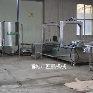 脆饼专用油炸生产线 薯片电加热网带油炸机带过滤系统节油新品