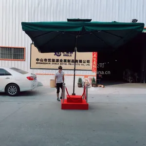 供应豪华门卫警卫站岗台 交通指挥台 小区保安站台 休闲单边伞配套站台