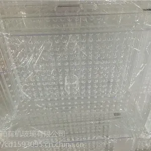 亚克力雕刻形状粘接盒子,找亚克力盒子加工找成都圣和