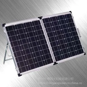100W折叠太阳能板 高效单晶折叠光伏发电板