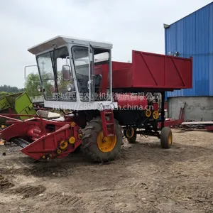 加工定制多圆盘玉米秸秆青储黄储机 小型多功能皇竹草收割粉碎机