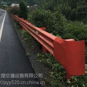 江西Q235防撞栏高速公路波形护栏 Gr-B-4E价格-大楚护栏 13517220070