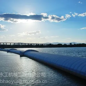 河北昊宇水工H-4.5m橡胶坝按规格定制厂家供应