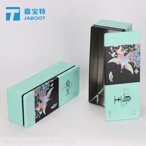 马口铁茶叶包装盒方形金属密封罐红茶花茶包装盒复古民族风铁盒子