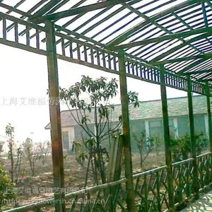 竹长廊竹走廊竹葡萄架竹花架竹凉亭竹篱笆