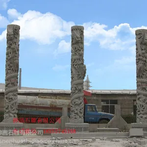 石雕龙柱雕刻制作价格神画石雕有限公司