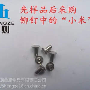 宿迁盛则金属供应GB873不锈钢扁圆头铆钉 电子行业专用紧固件