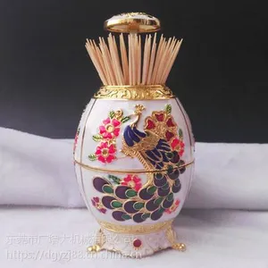 厂家压铸机生产锌合金***金属牙签盒定制可印制LOGO