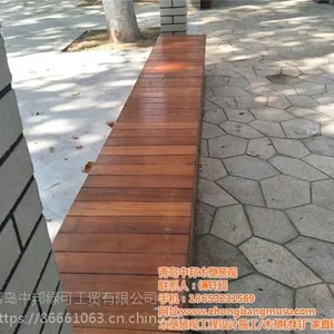 防腐木塑坐凳,即墨防腐木塑,中邦木塑景观