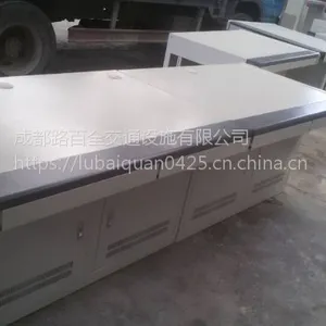成都路百全监控操作台厂家订做控制台调度台双联操作台监控机柜