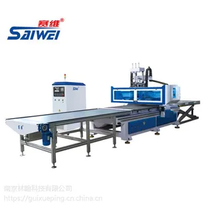 赛维 板式家具数控开料机 双工位开料机