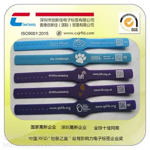 创新佳定制促销礼品NFC手腕带PVC材质手腕带