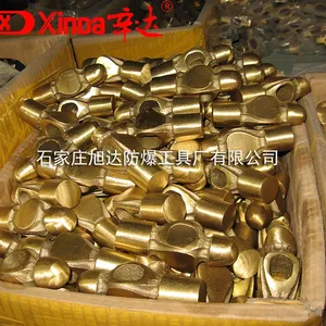 厂家供应辛达防爆黄铜圆头锤,黄铜奶头锤,无火花工具
