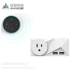 智能Wifi插座与Amazon Alexa和Google Home一起使用用于智能家居