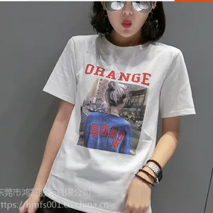 2018���������������¿�ʱ�г���T��Ůʽѧ��װ��ɫT��ͼ���ӿ��������Ʒ��β���������