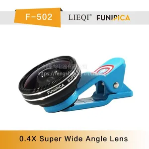 猎奇FUNIPICA品牌F-502超级0.4X广角镜头,卡通系列通用手机镜头