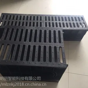 塑料 pe 树脂排水沟厂家 不锈钢盖板厂家
