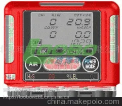 日本理研GX-2009袖珍型大屏幕显示四种气体检测仪