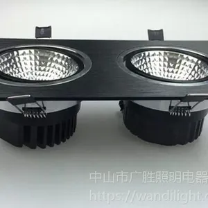 ��ʤ��Ӧ˫ͷcob�컨�� led��դ�� ��ɫ/��ɫ