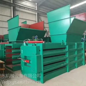 180型带门式全自动饮料瓶塑料桶压缩打包机 液压易拉罐打包压块机 青贮秸秆打包机