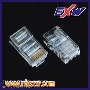 RJ45/六类屏蔽非屏蔽水晶头、电话头厂家