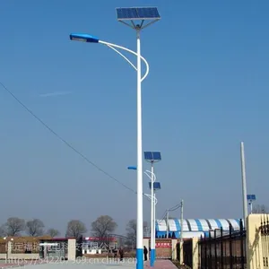 福瑞光电 河北6米太阳能路灯厂家 安新农村道路照明灯 保定太阳能灯杆批发