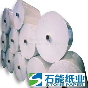 销售0.06mm白色60克环保防水合成纸 双面淋膜 可复合编织袋