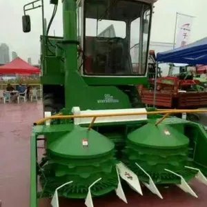 加工定制大型圆盘式玉米秸秆青储机 自走式黑麦草粉碎回收机