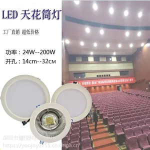 内嵌天花灯 60W 80W 75W 40W 24W LED十寸 十四寸筒灯