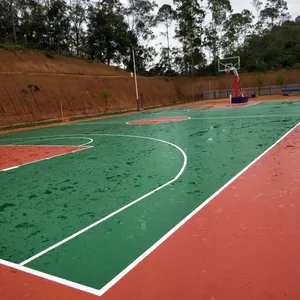 宁明县标准足球场草坪铺设,崇左学校篮球场塑胶地板造价