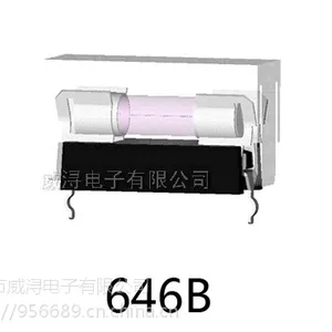 厂价直销 黑色卧式(保险丝座)646B 质量可靠