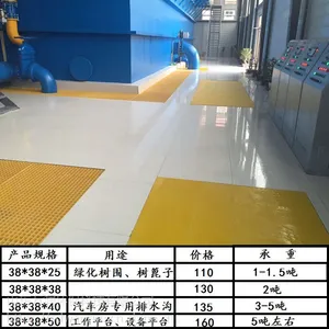万润源头批发直供 玻璃钢格栅 洗车房4S店排水沟盖板防滑踏板树池篦子