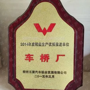 单位奖牌,异形木质奖牌定做,年度评优奖牌,柳州奖牌定做
