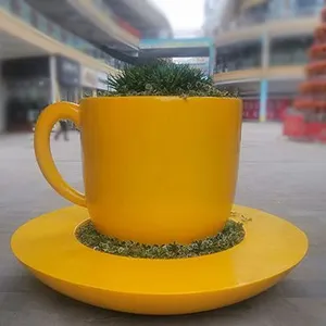 武汉玻璃钢雕塑步行街雕塑抽象雕塑