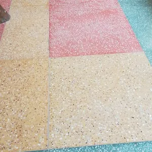 成品无机水磨石地板不发火防静电防爆地坪工程施工提供防静电检测报告