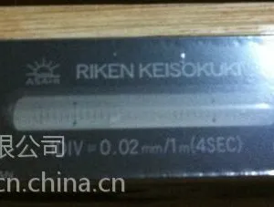 日本RIKEN理研条式水平仪RFL-2502精密水准器250*0.02