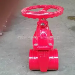 DN50 DN100暗杆沟槽软密封闸阀Z81X dn150 dn200 一件起批/代发 量大质优