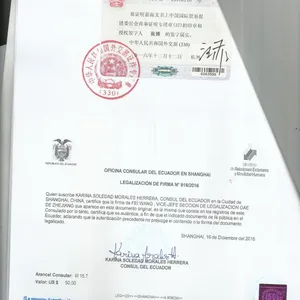 厄瓜多尔Embassy 上海/北京加签 12-15个工作日