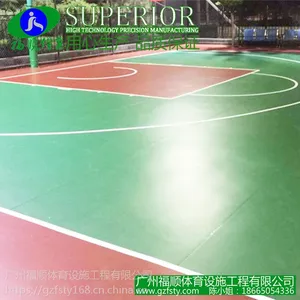 福顺体育专业生产施工硅PU篮球场、网球场、羽毛球场等面层材料