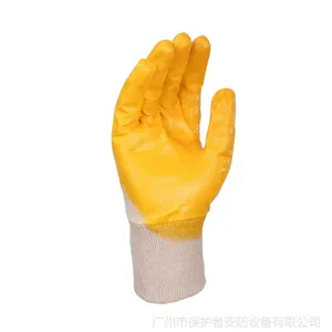 代尔塔201015耐酸碱手套 轻型丁腈涂层手套 灵活耐油工作手套