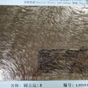 艺锋不锈钢201圆点纹拉丝软装装饰板幕墙装饰板