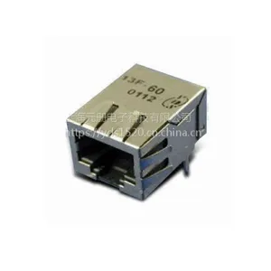 YDS元册单口RJ45连接器内含变压器13F-60FGYDPNW2NL