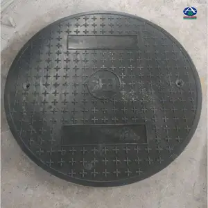 加油站井盖厂家_过大车承重油库井盖_双层防水密封树脂材质 河北华强