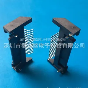 供应SATA15P公座90度DIP带金属片柱子 SMT公座连接器SATA