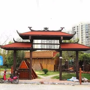 防腐木渭南恩豪防腐木 承接各种户外木结构工程主营凉亭廊架木屋花箱地板 选用环保优质俄罗斯樟子松