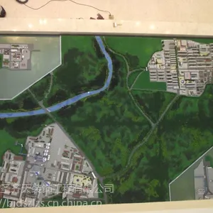 古树雕塑场景半景画多媒体沙盘多少钱一平米