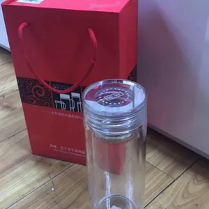 西安双层玻璃杯批发礼品水杯刻字 企业单位订购免费印制log