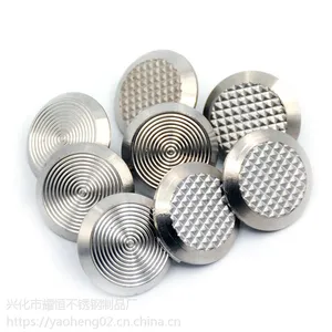 耀恒 厂家现货 304不锈钢盲道条 盲道钉 防滑菠萝纹盲人行道交通设施