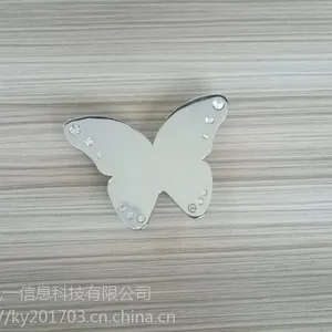 hoone五金拉手A6960蝴蝶拉手亮镍复古家具锌合金亮面柜子抽屉手把